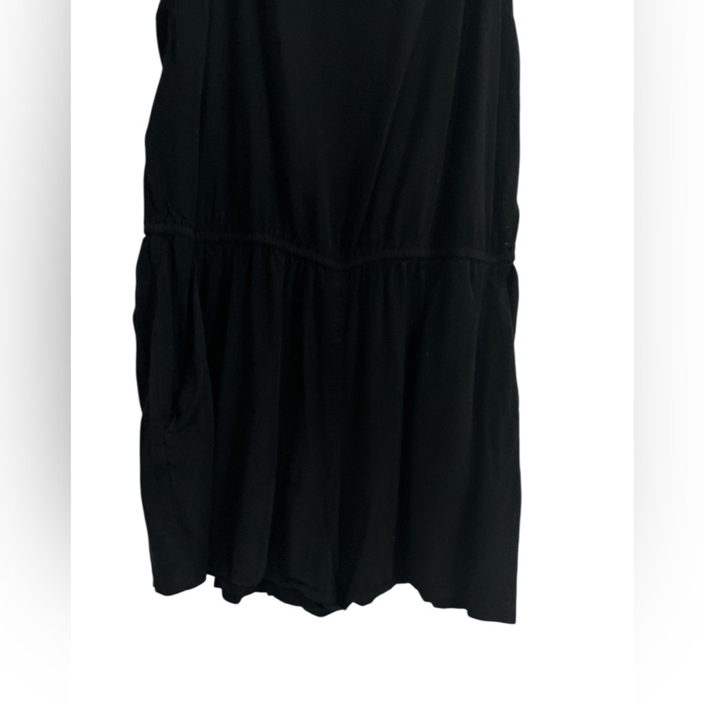 Black Sleeveless Cotton Romper Basic Perfect Trav… - image 4